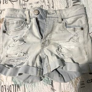 aeropostale jean ripped shorts 000 , great condition #cute #trend #shorts